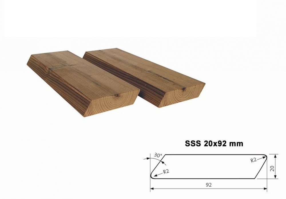 THERMOWOOD Obkladový profil SSS rhombus