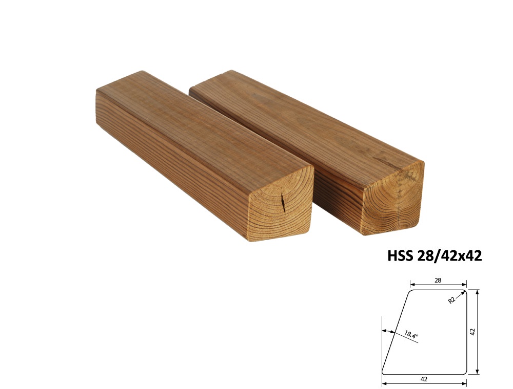 THERMOWOOD Obkladový profil HSS