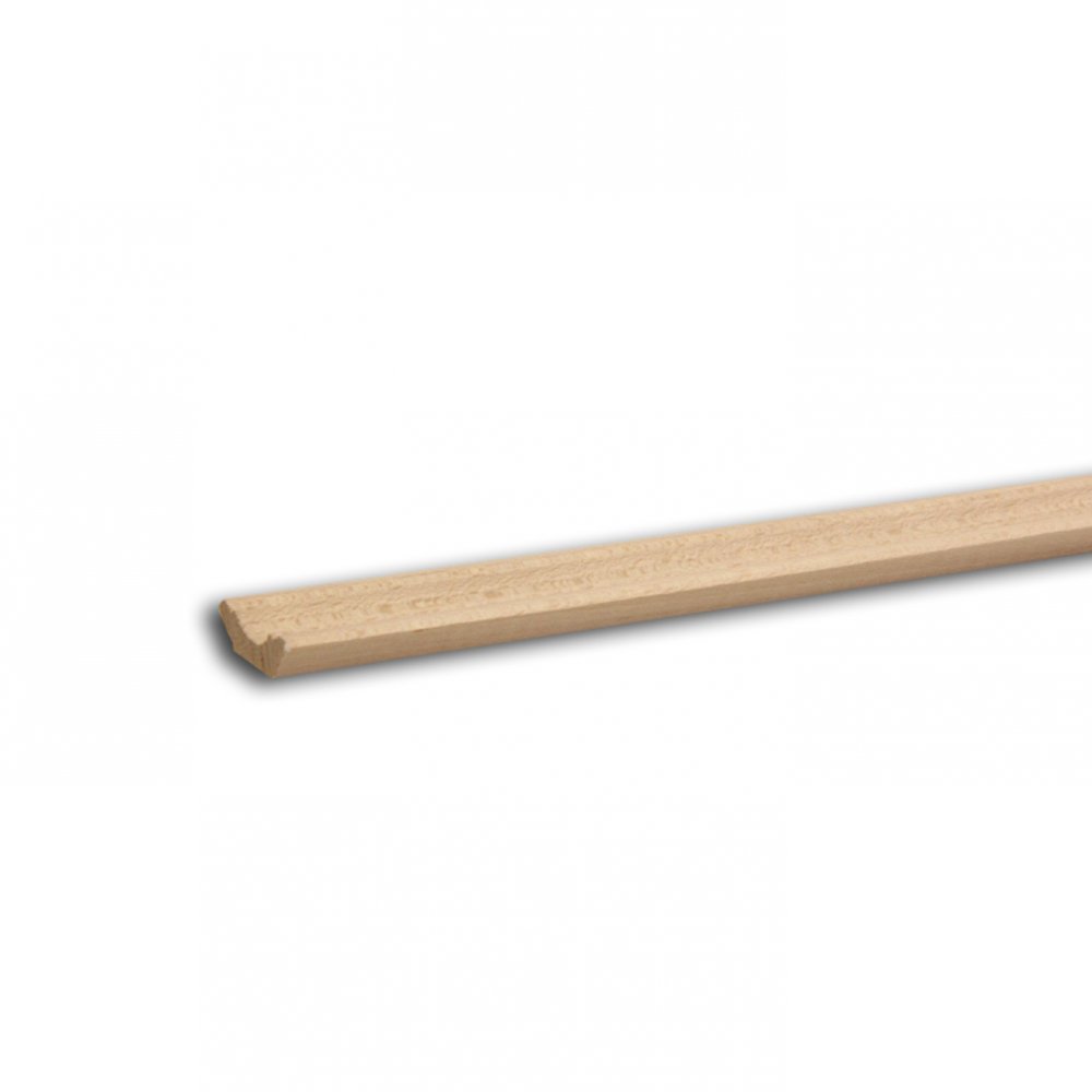 Profilová lišta žlábkový profil - buk