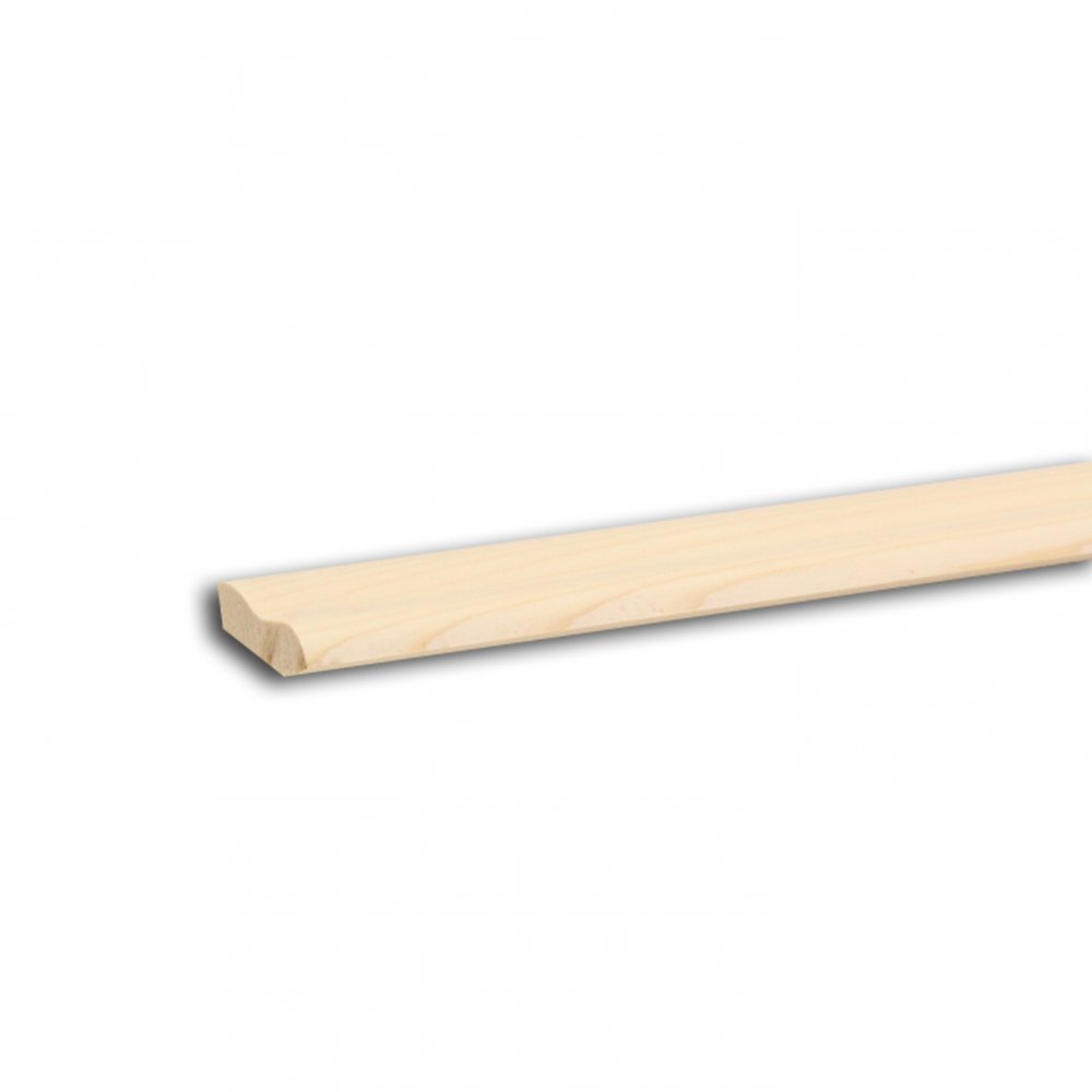 Podlahová lišta oblý profil - smrk