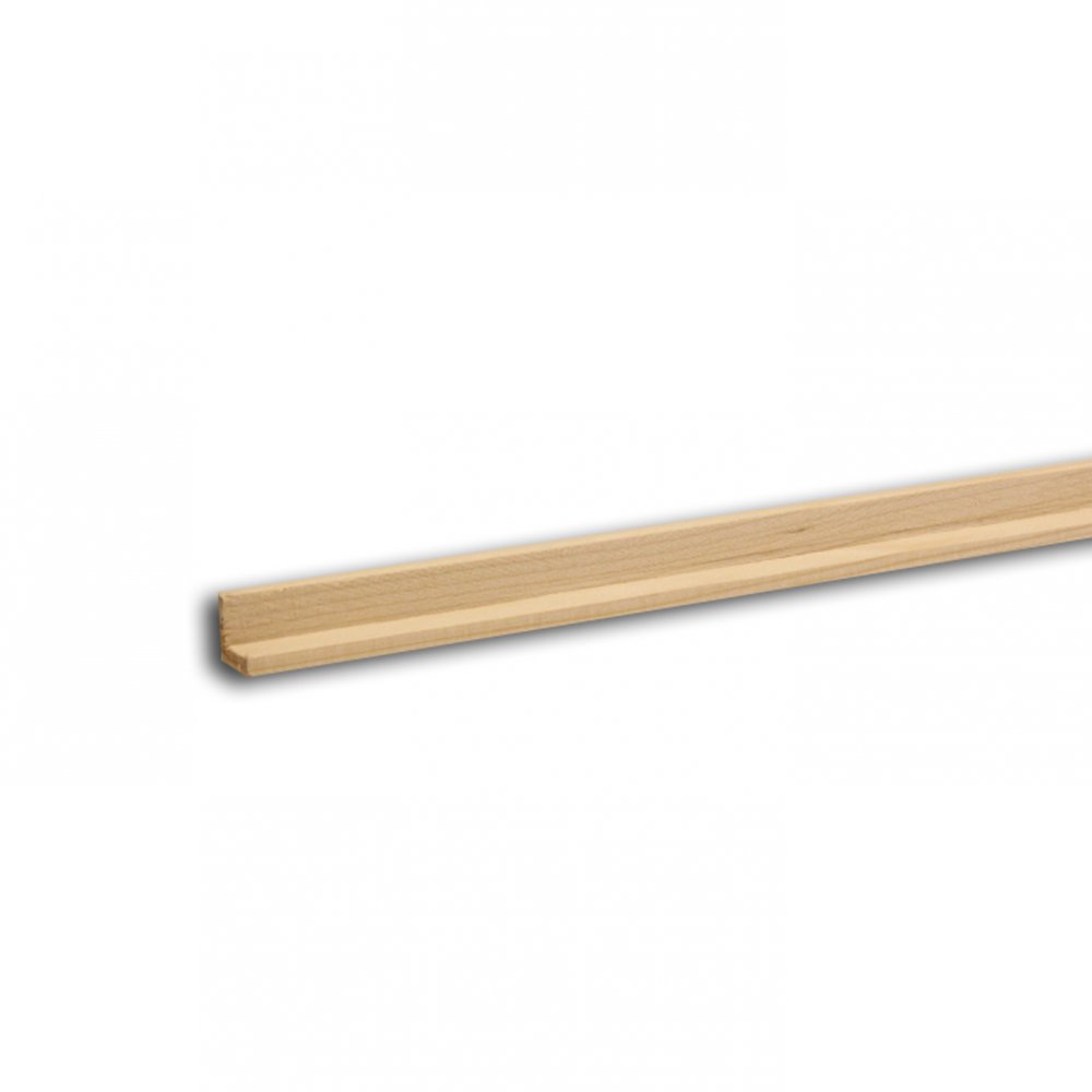 Rohová lišta L profil osté hrany - smrk